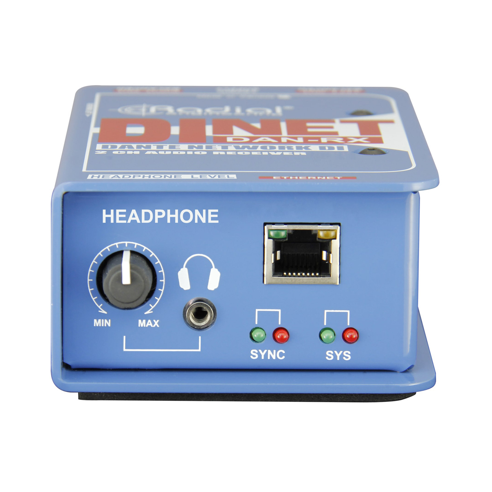 Radial DiNet DAN-RX 2-Channel Dante Network Receiver