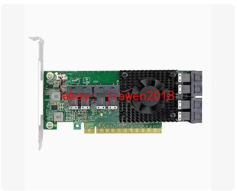 PLX8748 PCIe X16 to 8 Ports U.2 NVMe SSD Adapter Direct Mode ZFS FreeNAS unRAID