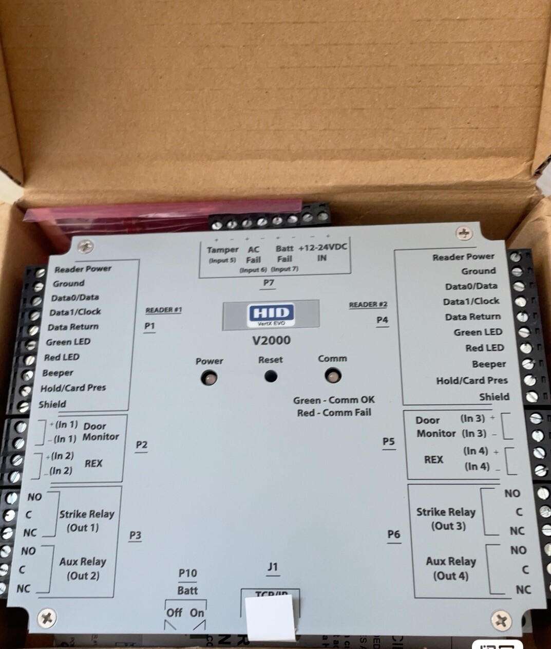 HID VertX EVO V2000 Networked Controller 72000BEP0N01A NEW