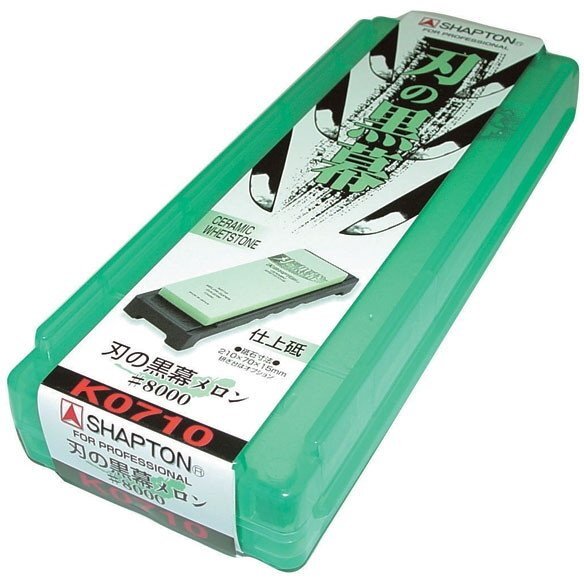 SHAPTON Ceramic Whetstone #8000 Melon Professional Magnesia Stone New /Track