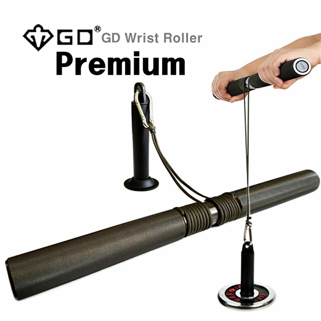 GD Wrist Roller V.P Premium Fitness Exercise Training Equipment ~ 30kg ~ 1312lb