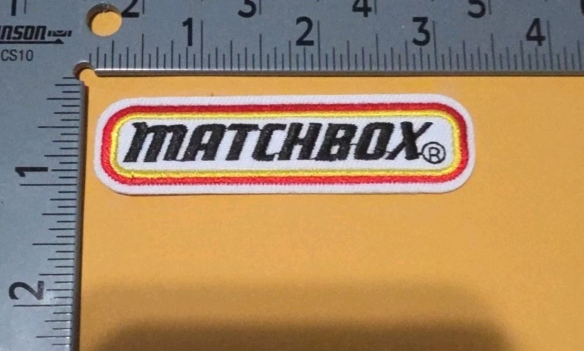 Matchbox Logo Embroidered Iron/Sew On Patch