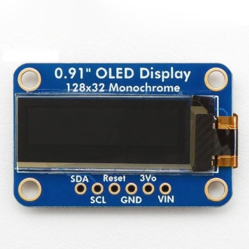 Energy Efficient 0.91Inch Monochrome Screen Module 128x32 Resolution