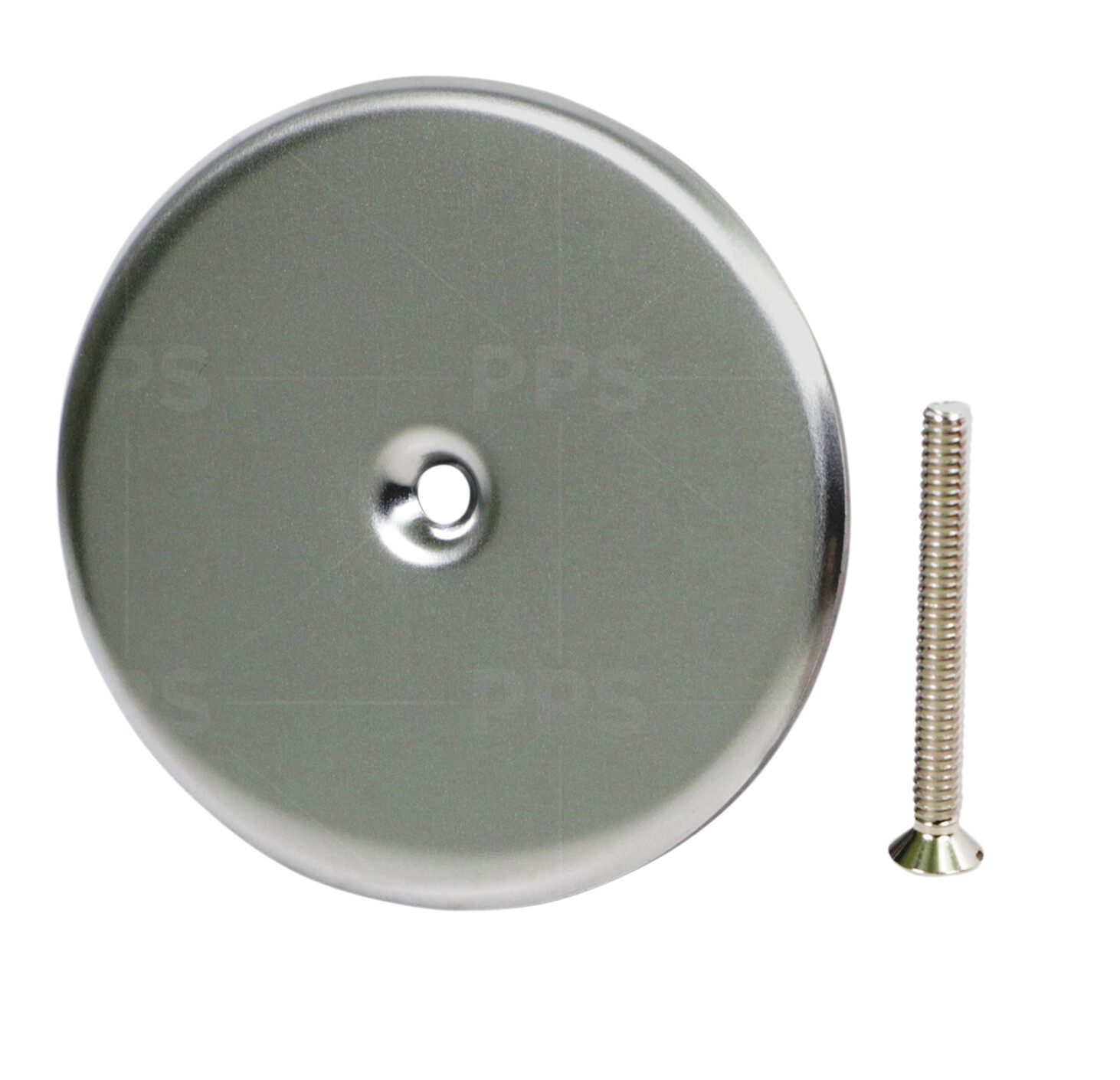 3"in-10"in Supply Giant Floor Cleanout Cover Plate, Stainless Steel