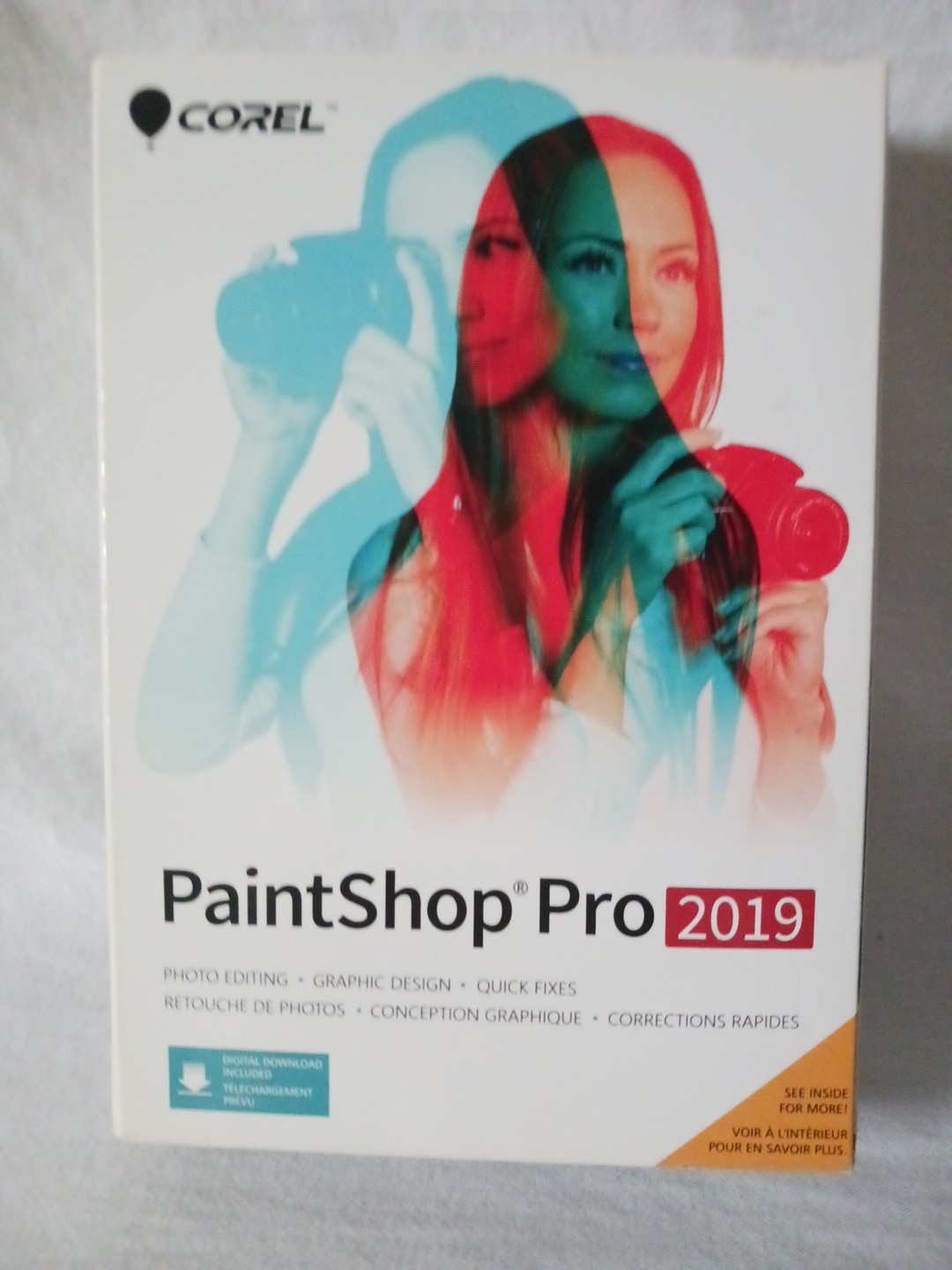 Corel Paint Shop Pro 2019 - EUC with Key - NO MANUAL