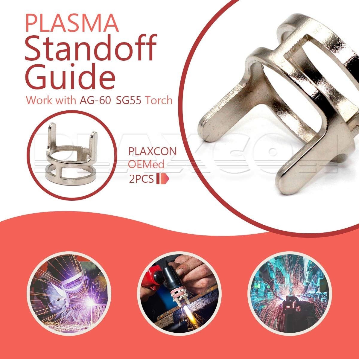 Precision Compact Standoff Guide for AG60 SG55 Plasma Torches - Easy Install