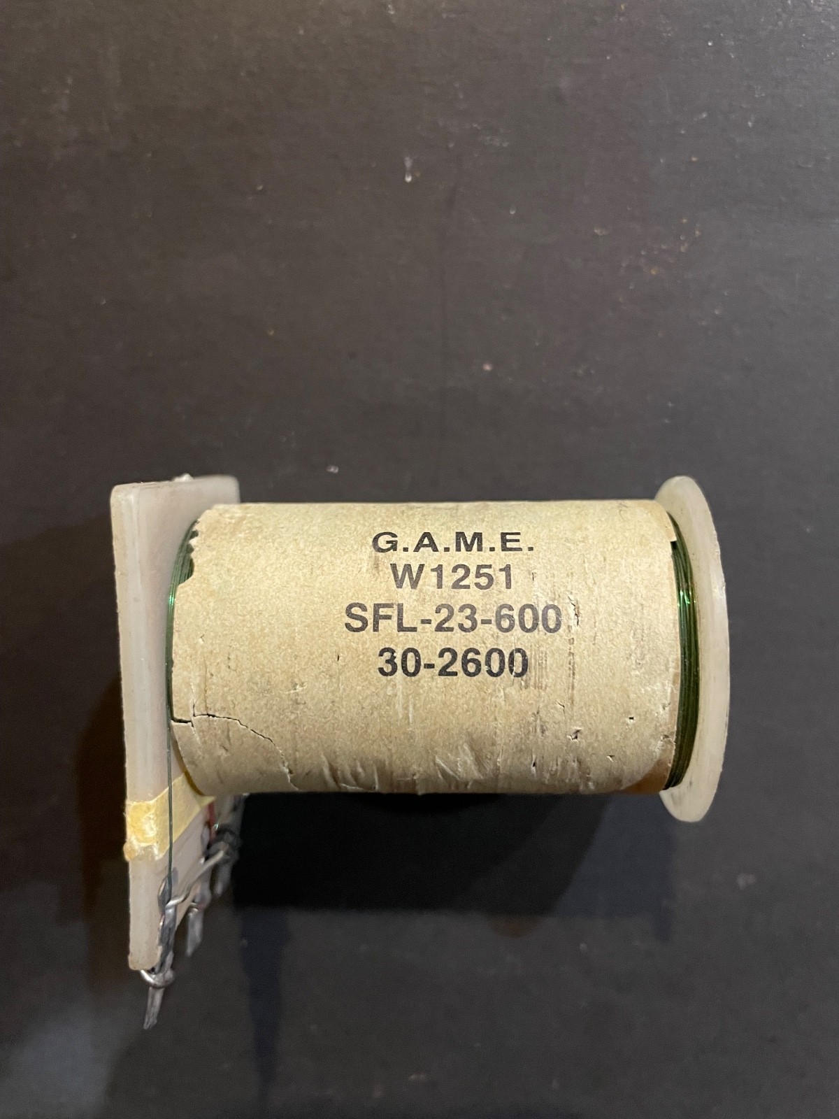 G.A.M.E. W1251 SFL-23-600 30-2600 Coil For Pinball Machines, Arcade Games