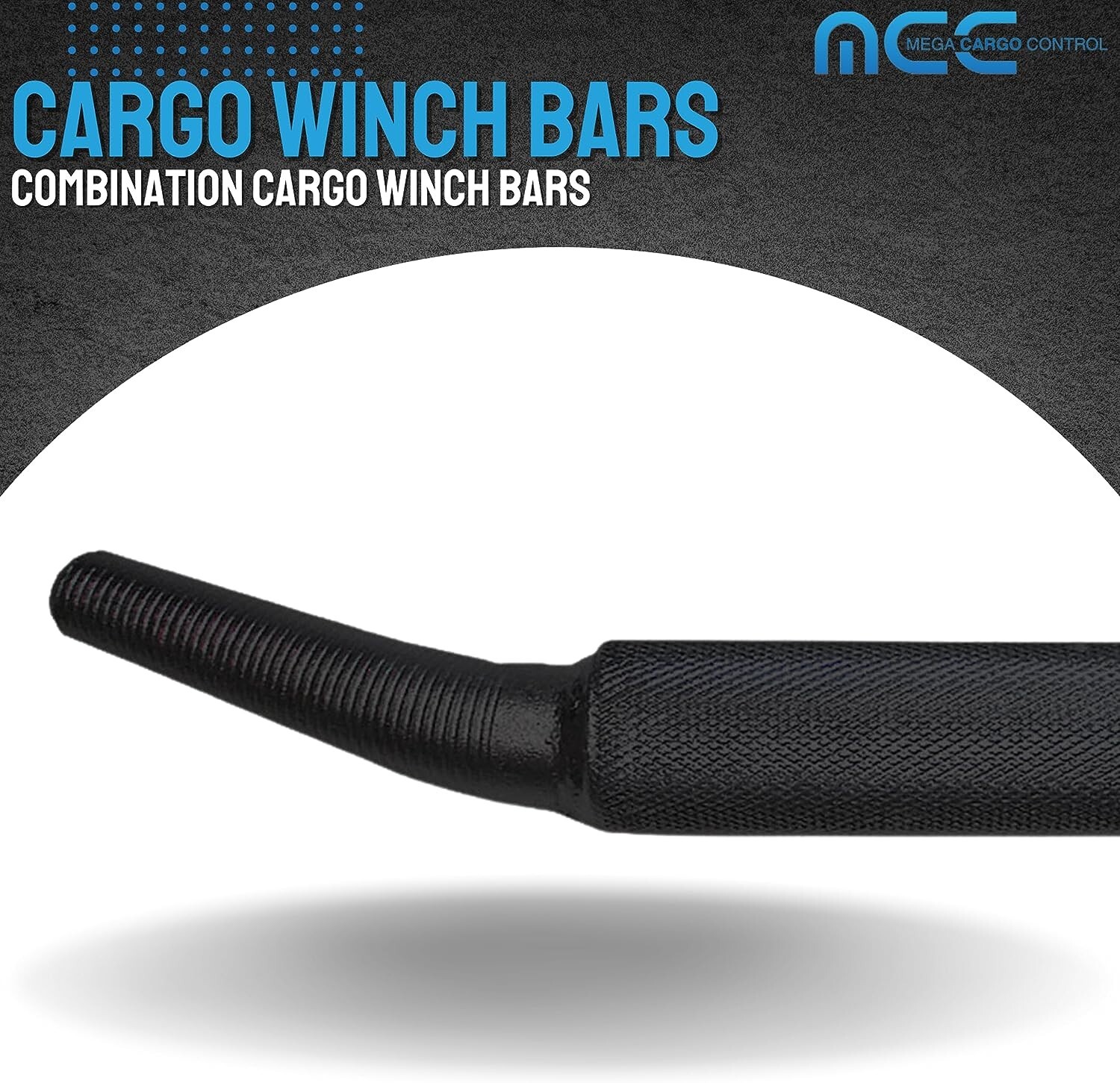 1 Pack 35" Carbon-Steel Combination Winch Bar for Winches on Flatbed Trailer