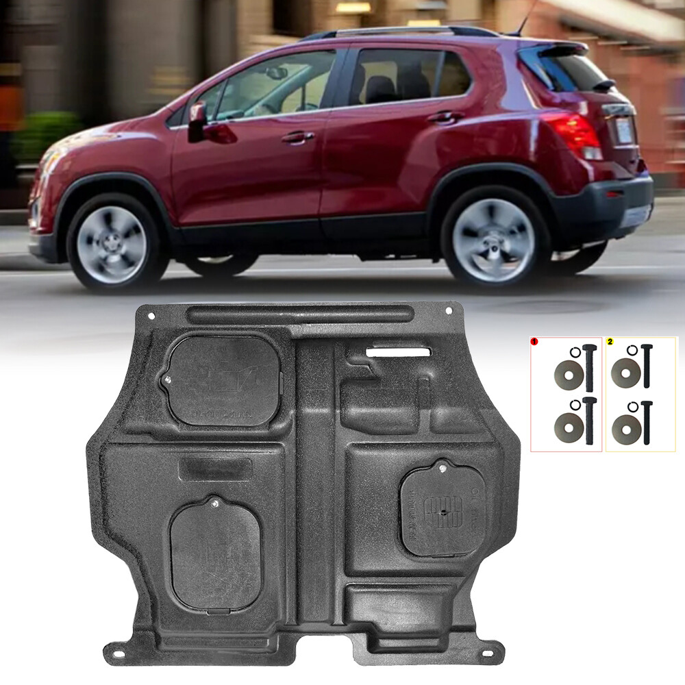 Engine Splash Shield For Chevrolet Trax 2015-2022Auto Under Guard Mudguard Black