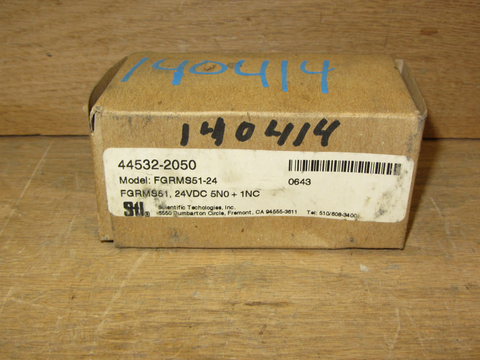 STI FGRMS51-24 Relay Force Guided 44532-2050 New in Open Box CSQ