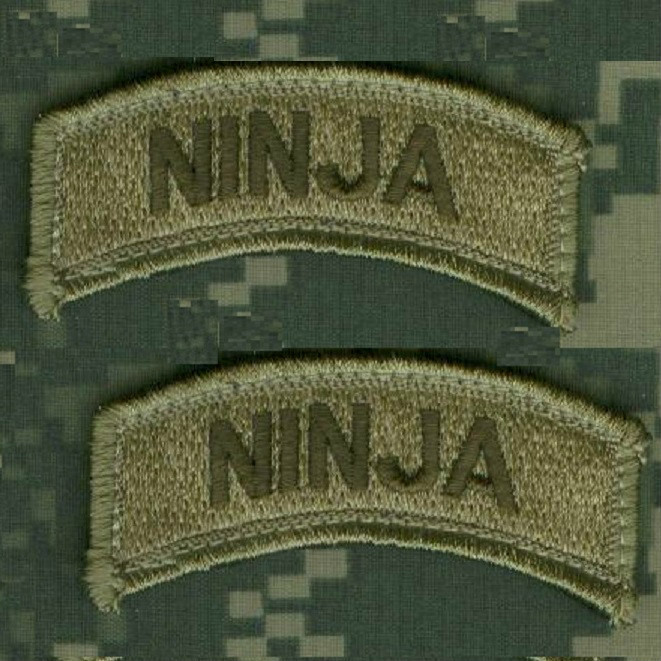 NATO COMBINED JOINT SPECIAL OPERATIONS TASK FORCE CJSOTF-A 2" 3-PC: ONE ASS@RISK