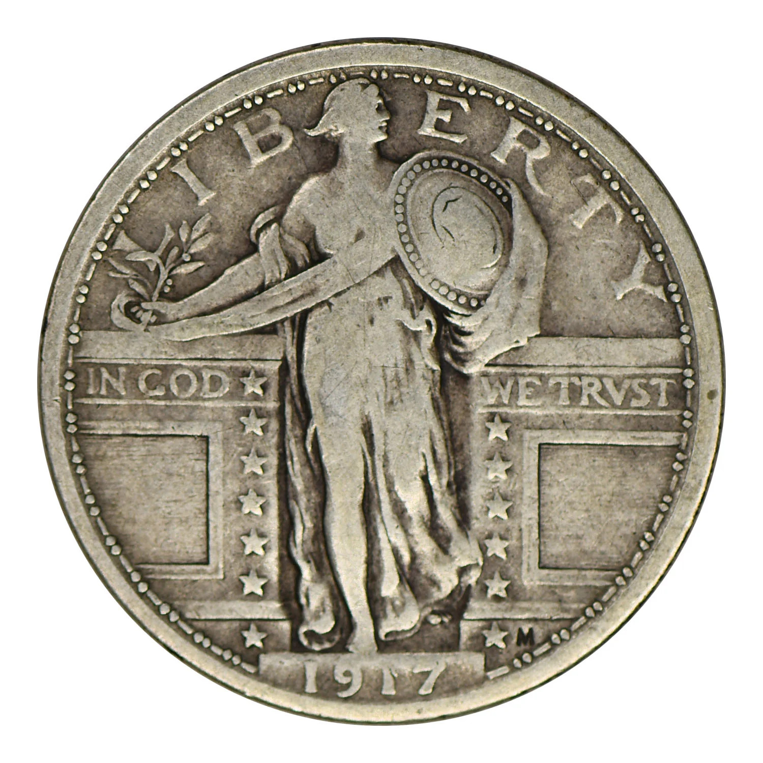 1917 Standing Liberty Quarter Fine Condition