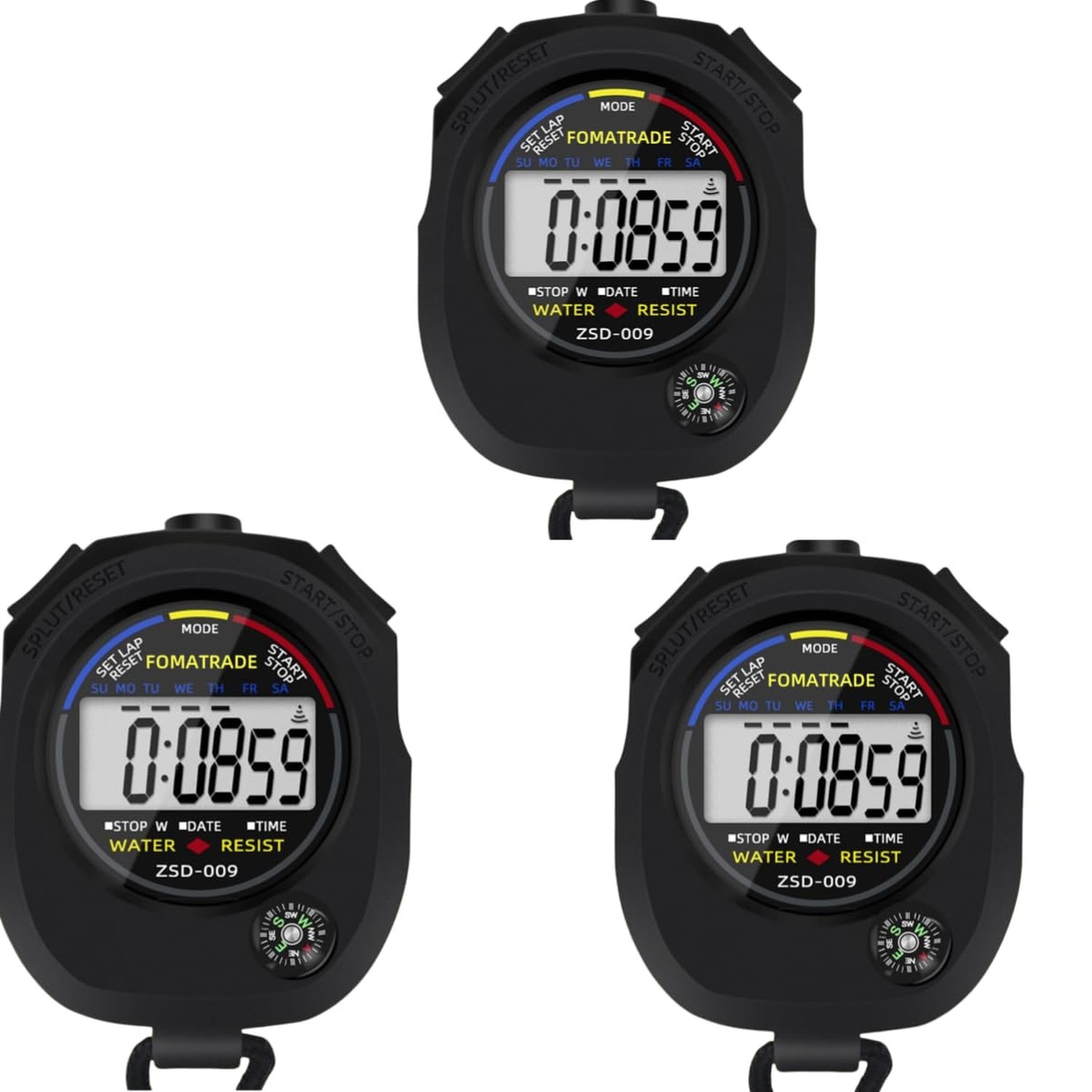 Stopwatches for Coaches Waterproof Stopwatch,Digital Stopwatch Timer,Sport St...