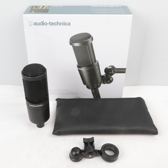 Audio-Technica AT2020 Cardioid Condenser Studio XLR Microphone New