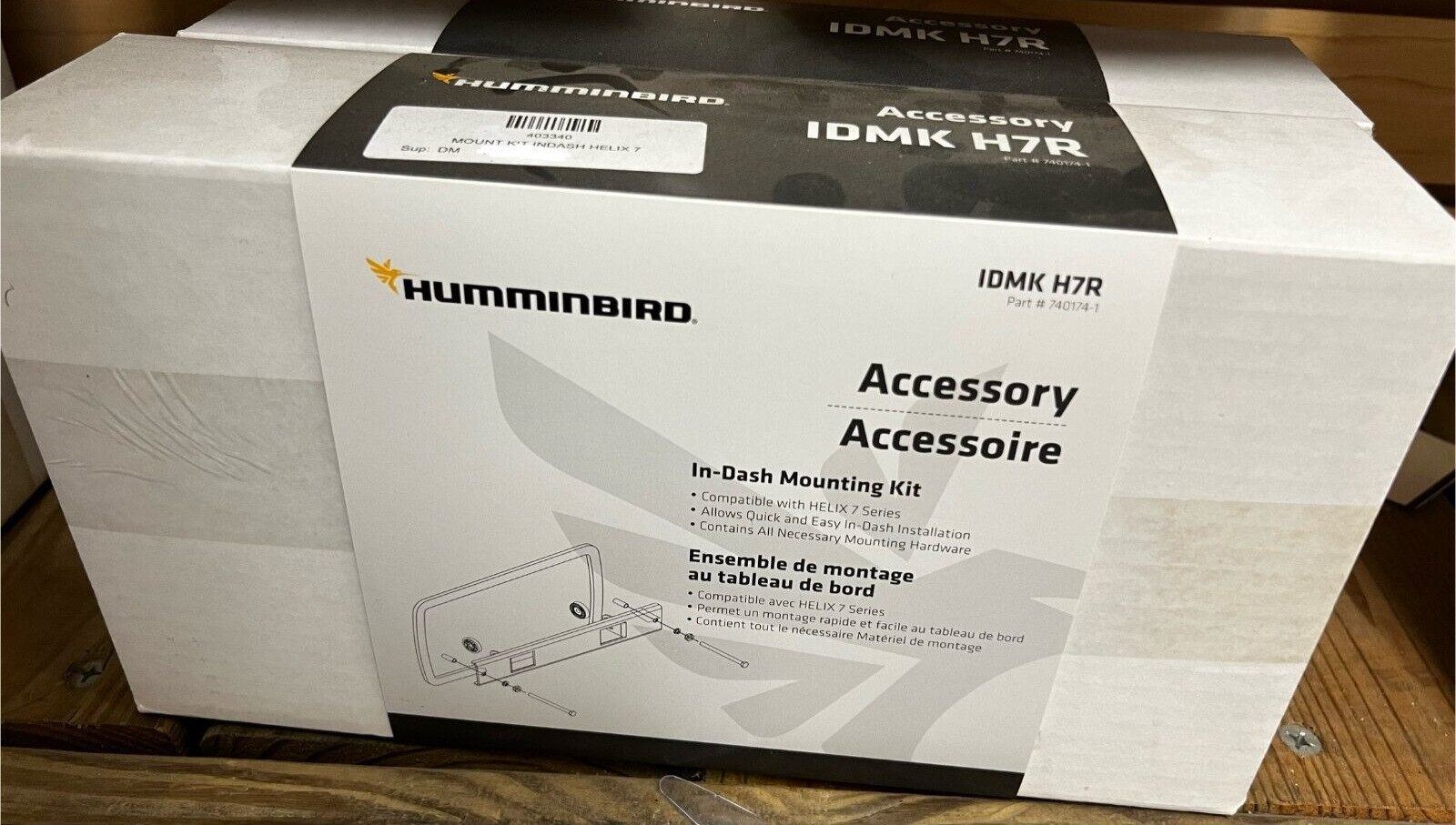 Humminbird Helix 7" / In Dash Mount Kit 740174-1