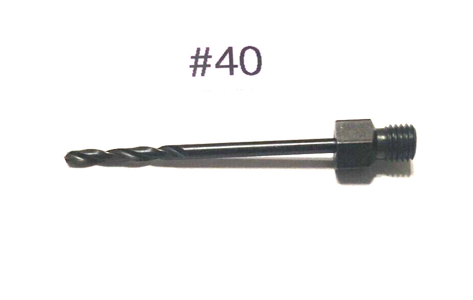 Threaded Drill Bit 1/4-28 Aircraft Tools #40 Long New USA Made