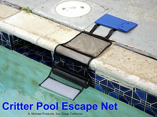 Critter Pool Escape Net - Animal Escape Ramp for Pools - Frog & Rodent Escape
