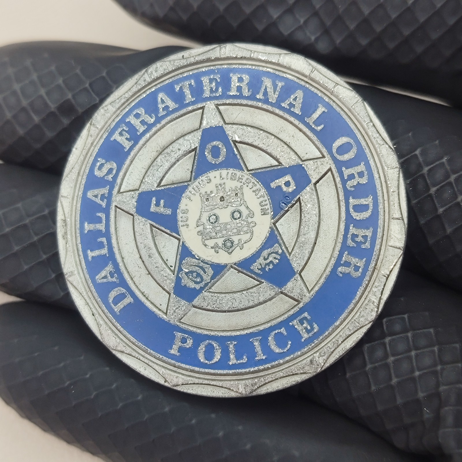 Dallas Fraternal Order Police Challenge Coin