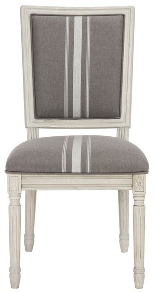 Safavieh Brasserie Linen Rect Side Chair, Reduced Price 2172727337 FOX6229M