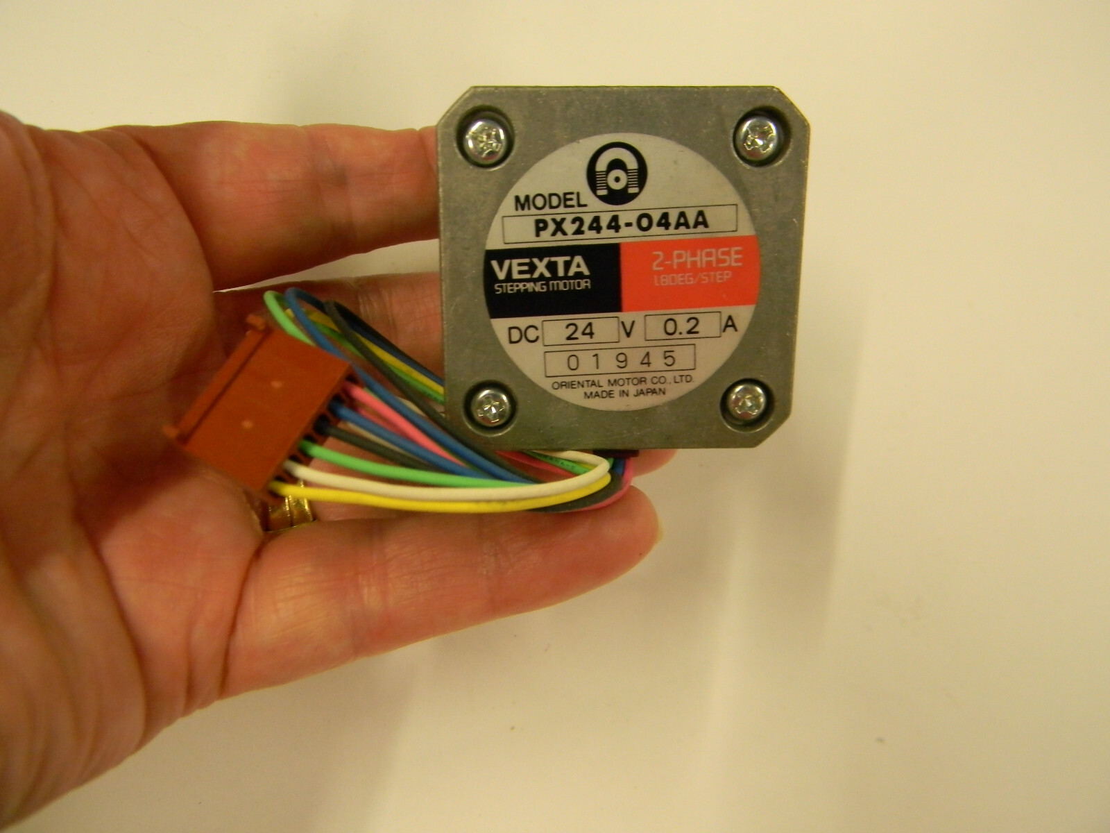 New Vexta PX 244-04AA 2 Phase Stepping Motor 24 VDC 0.2A  N3