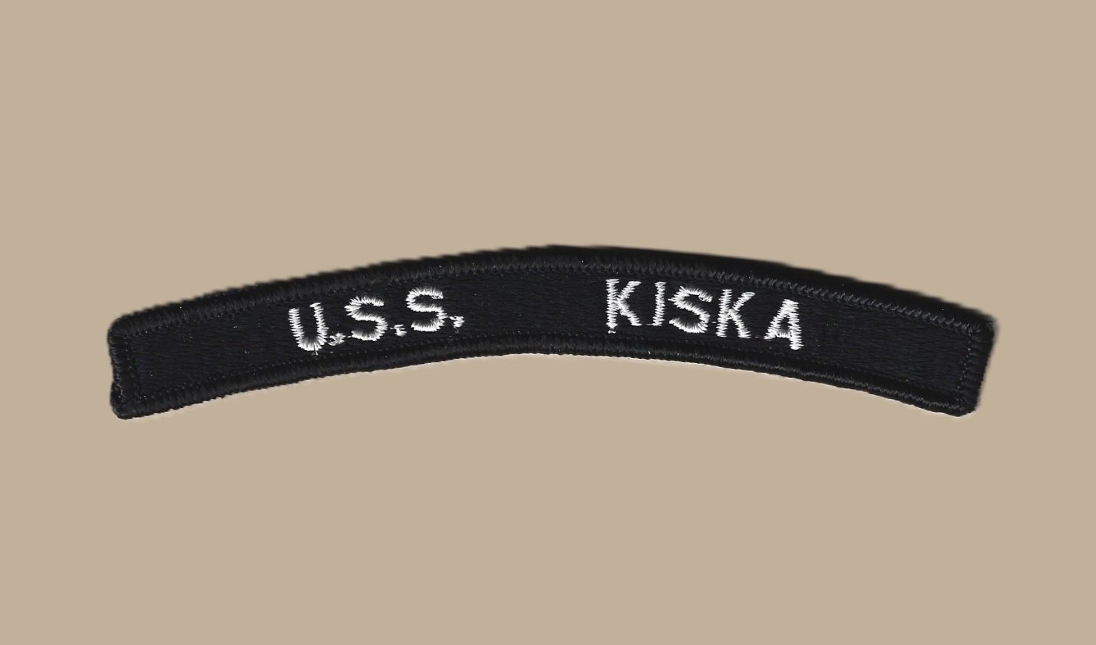 US Navy AE-35 USS Kiska Ammunition Ship UIM Shoulder Rocker Tab (01)
