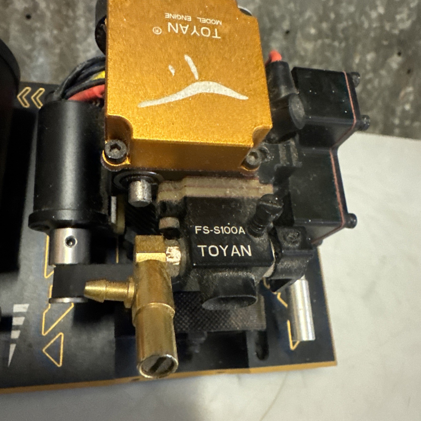 TOYAN FS-S100A Model Engine Power Boost Box , Tank, Base , Start and Throttle