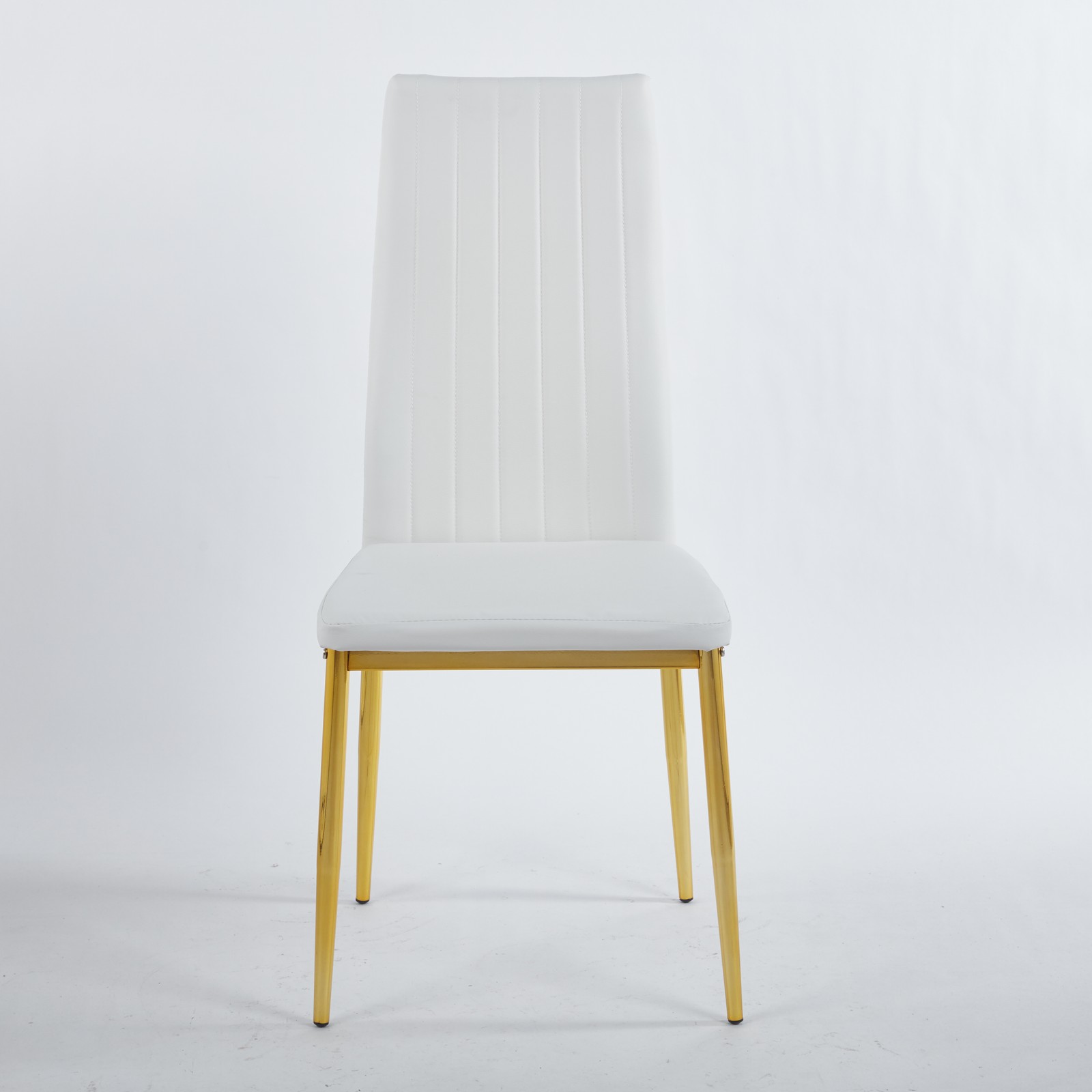 chair set of 4,GOLDEN COLOR LEG,WHITE SEAT