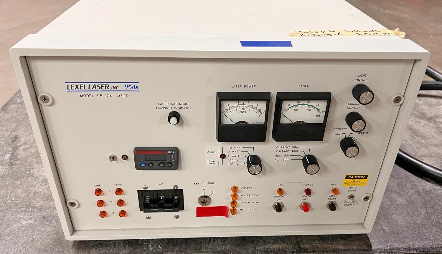 Lexel Ion Laser Model 95 Power Supply 2018 Version 109-460 Z-06 NEW??