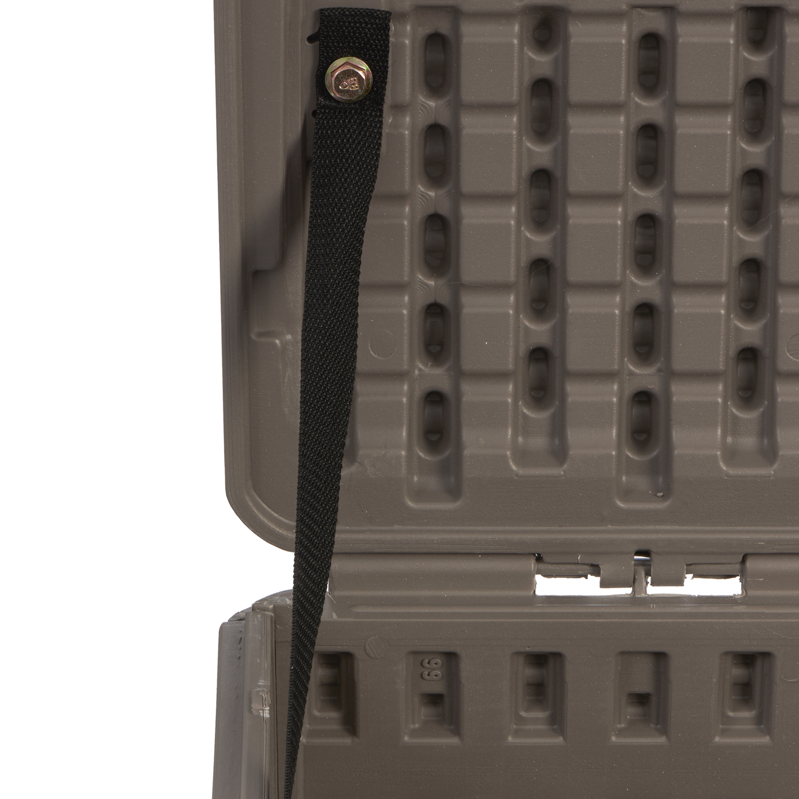Plastic Development Group HDEDB99G 99-Gallon Resin Storage Deck Box, Driftwood
