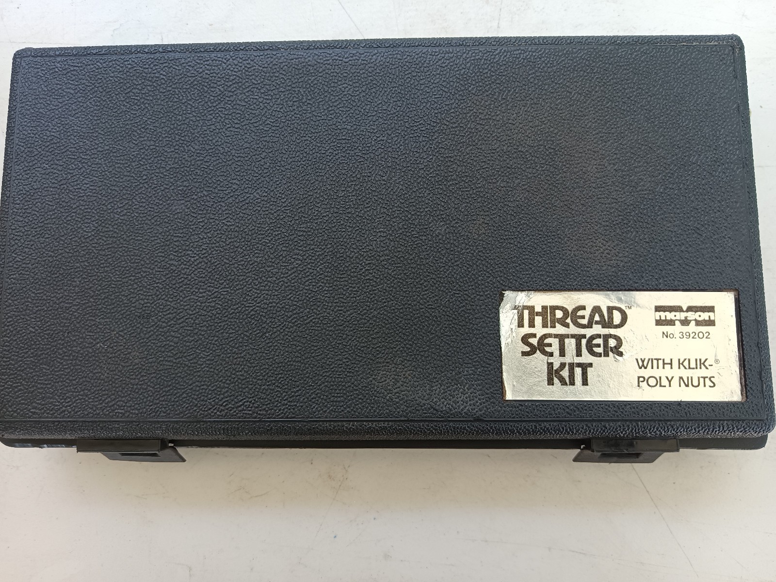 Used - Marson #39202 Thread-Setter Kit SAE Threaded Inserts Klik Poly Nuts