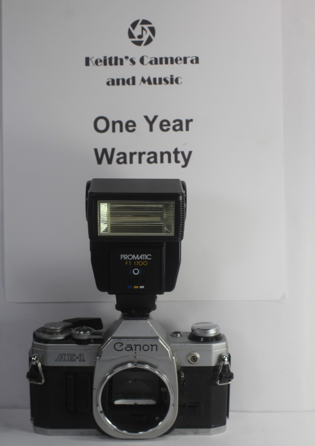 1yrWarranty Promatic FT1700 Camera flash for Canon AE-1 AE-1 Program A-1 F-1 etc