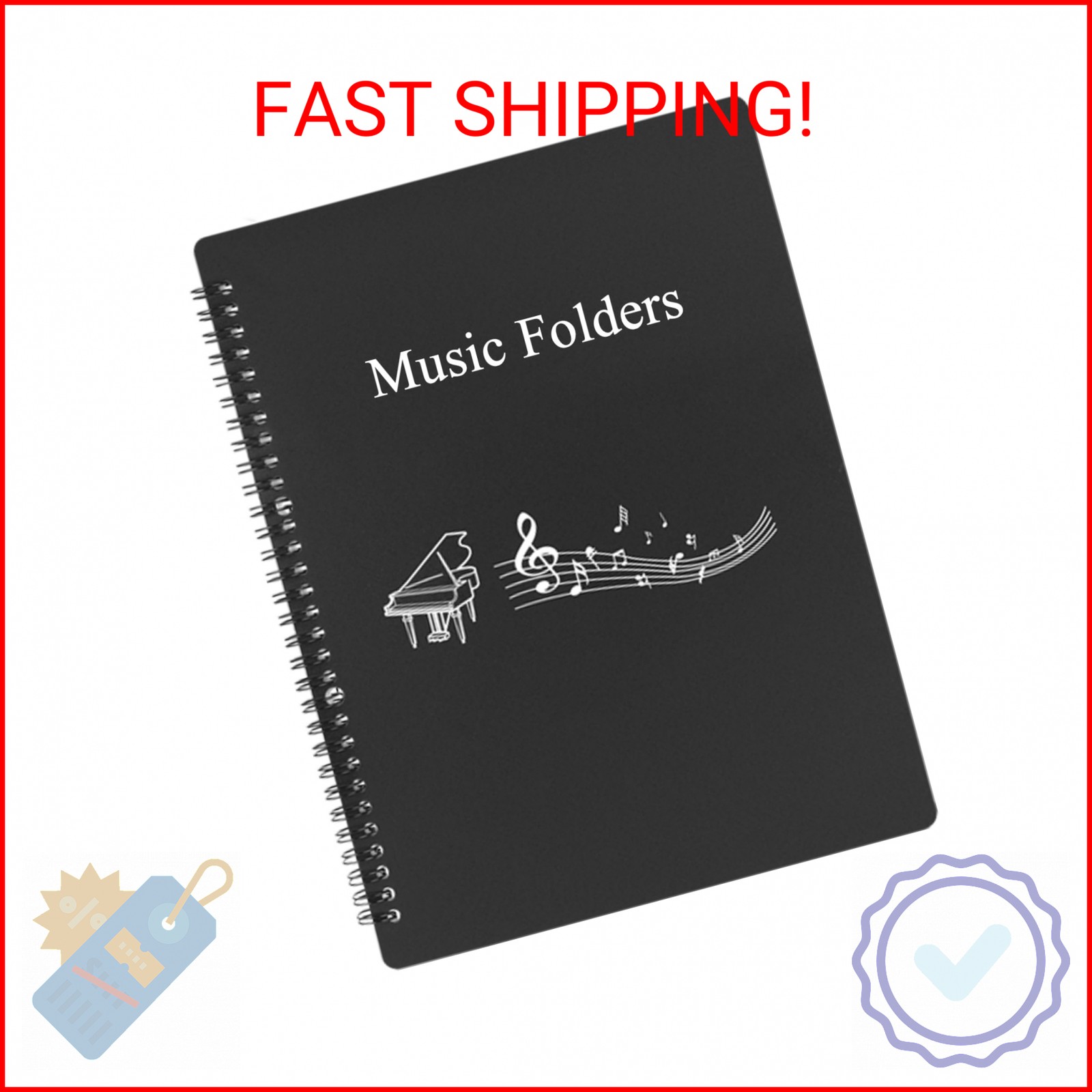Sheet Music Folder, Premium Sheet Music Folder Organizer for Sheet Music, Sturdy