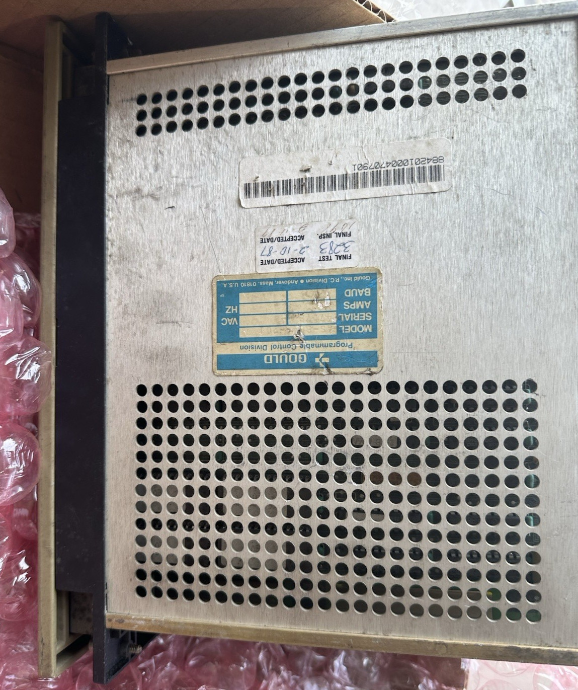 Gould Modicon 884 Controller + B233-501 24VDC Input Module PLC Automation Lot