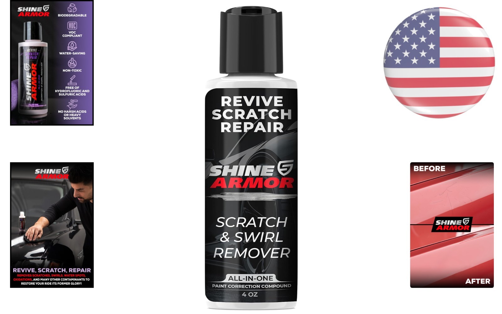 All-in-One Car Care Compound - Revive Paint, Remove Scratches & Easy Application