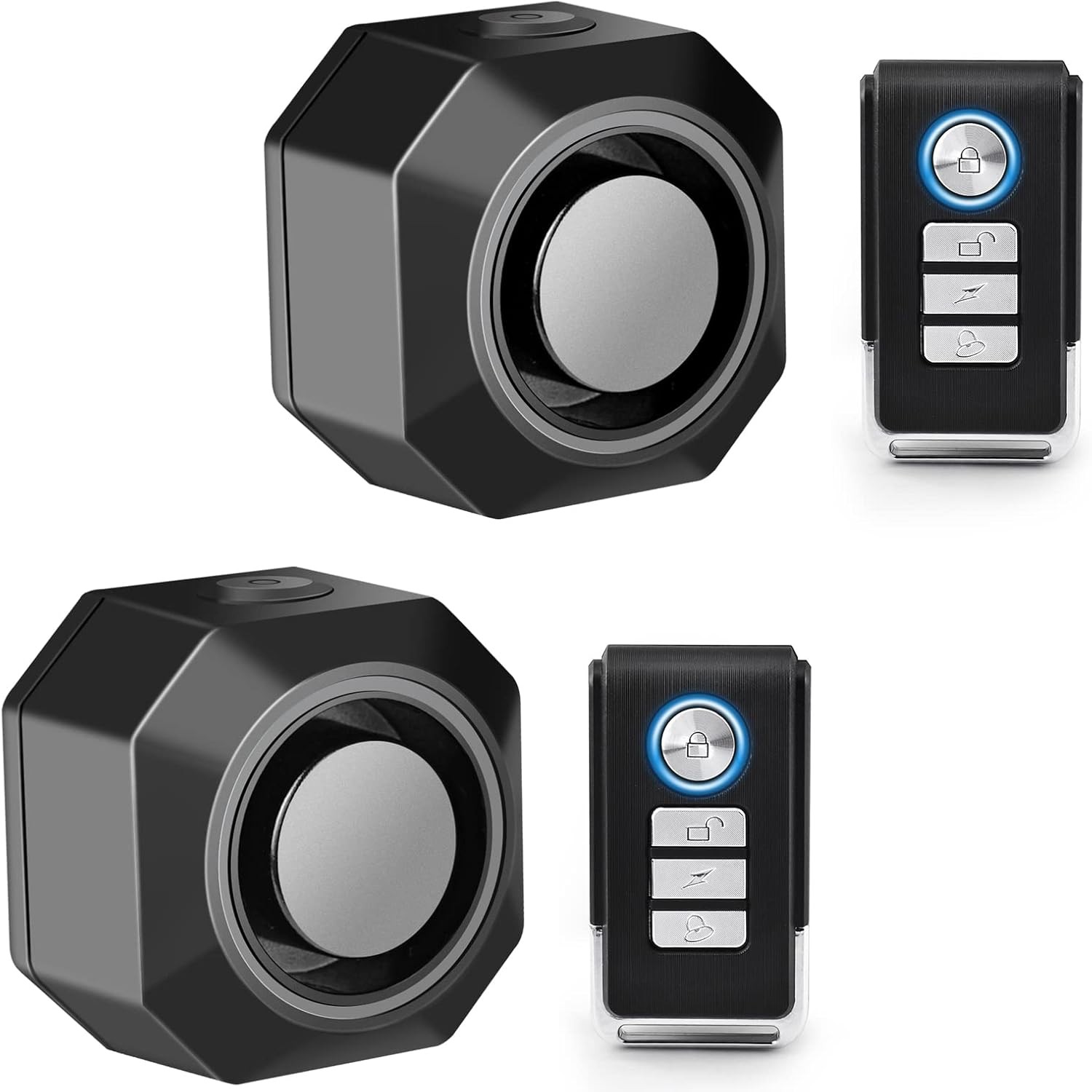Wireless Bike Alarm for Ebikes, Scooters Cars Motion Sensor Vibration Waterproof