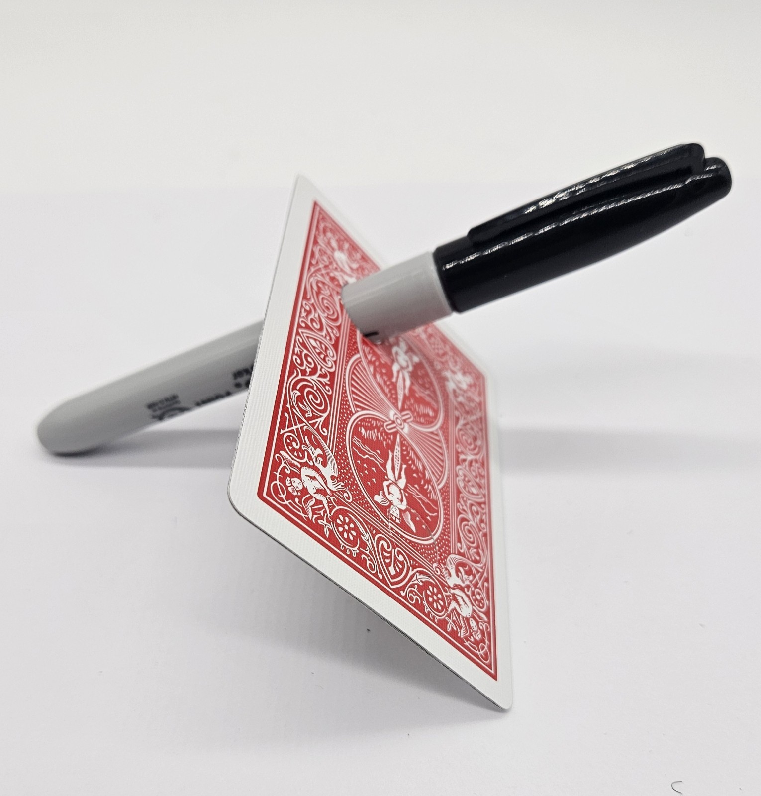 Marker Through Card Trick - Extreme Visual Magic - Easy to Perfom - Blue Edition
