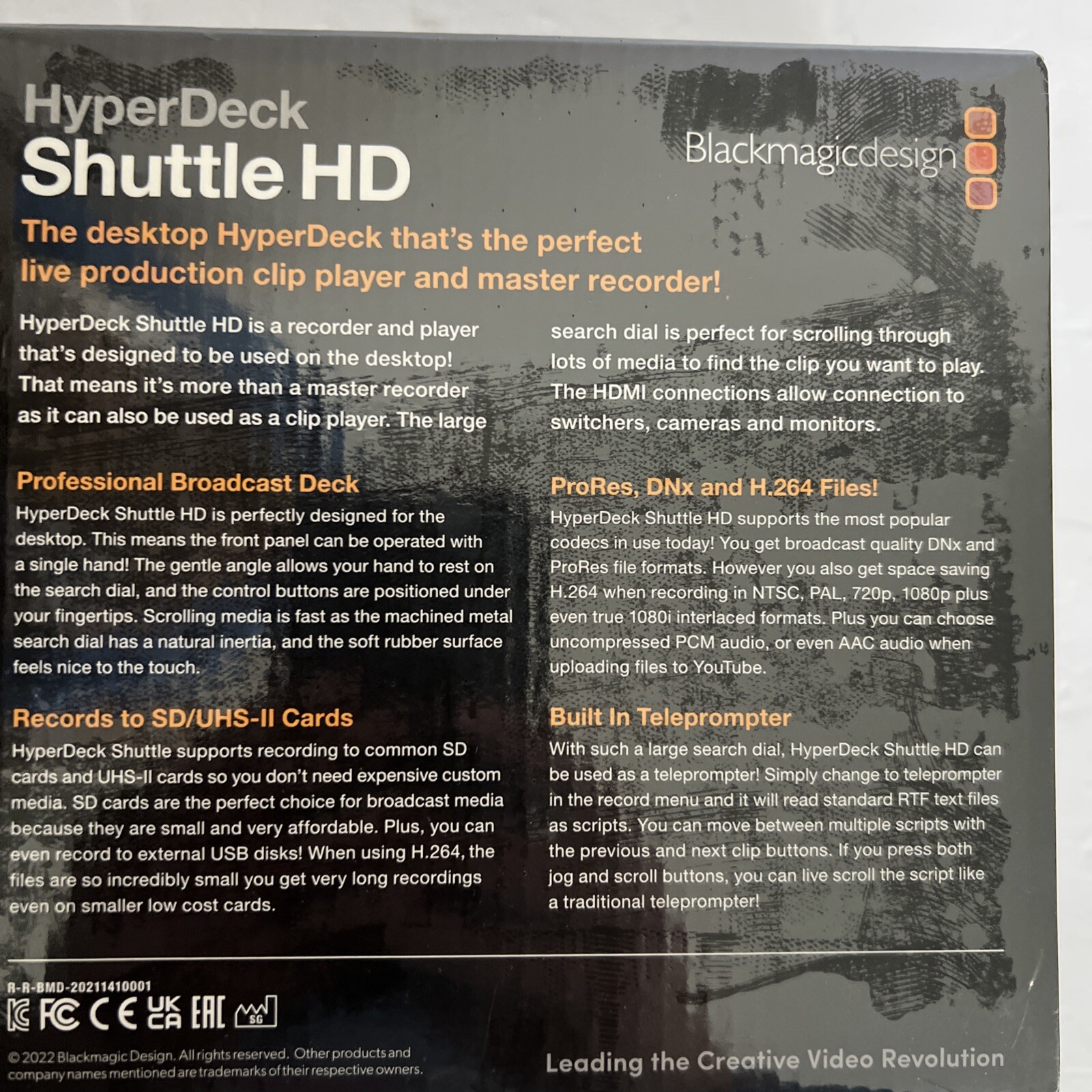 Blackmagic Design HyperDeck Shuttle HD