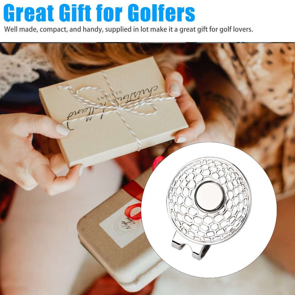 1/5/10Pcs Golf Magnetic Hat Clip Ball Marker Hat Clip For Ball Marker Golf Gifts