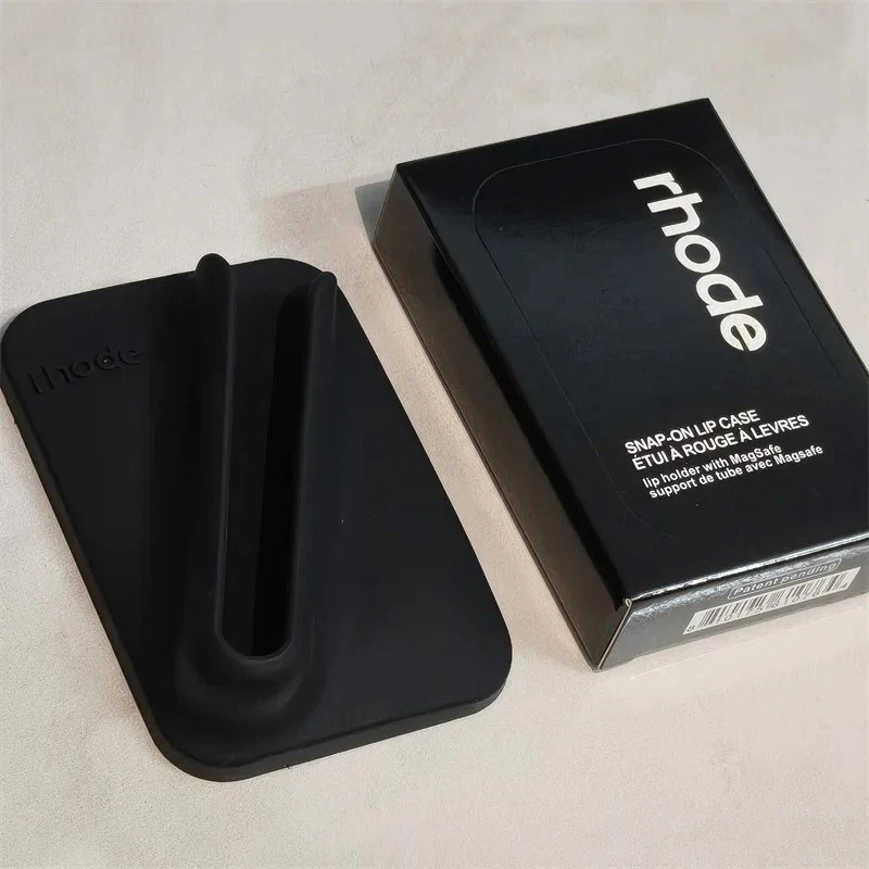 Rhode Snap-On Lip Gloss Holder Case with MagSafe Magnetic Back for Apple iPhone