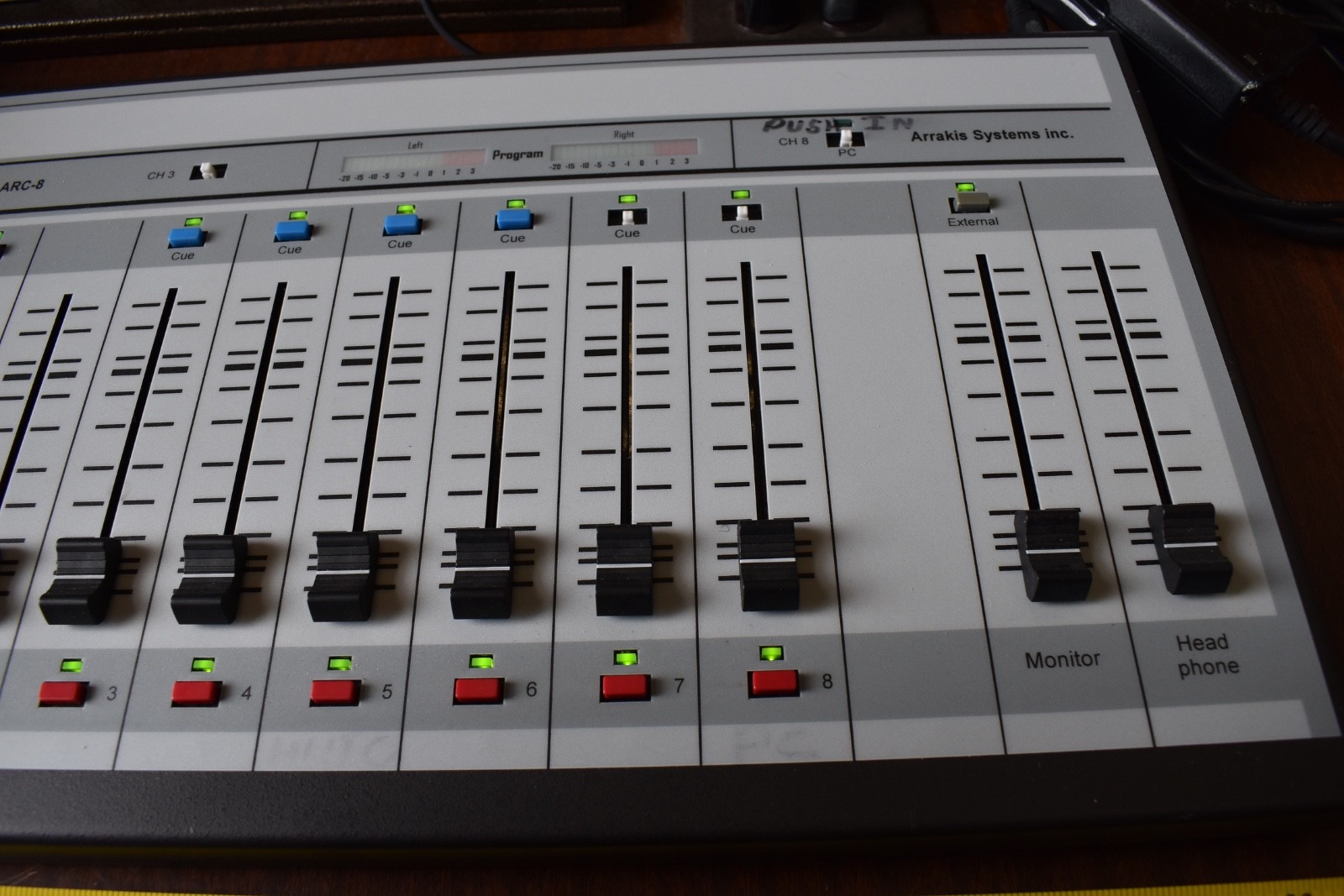 Arrakis Systems ARC-8 Mixing Board Model# ARR1404233 USED