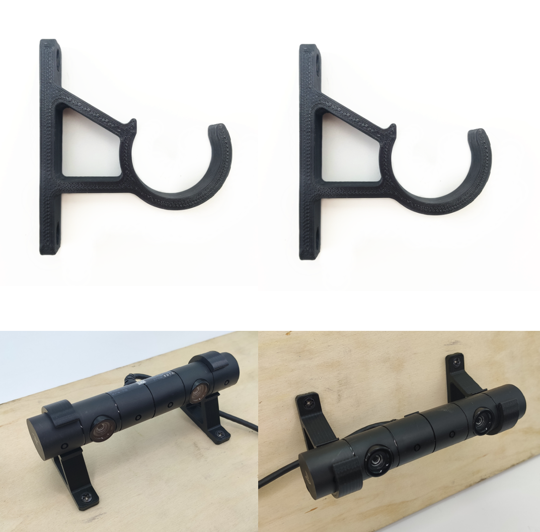 2pcs Bracket Wall Mounting Holder Support for Sony Playstation 4 PS4 PSVR Camera