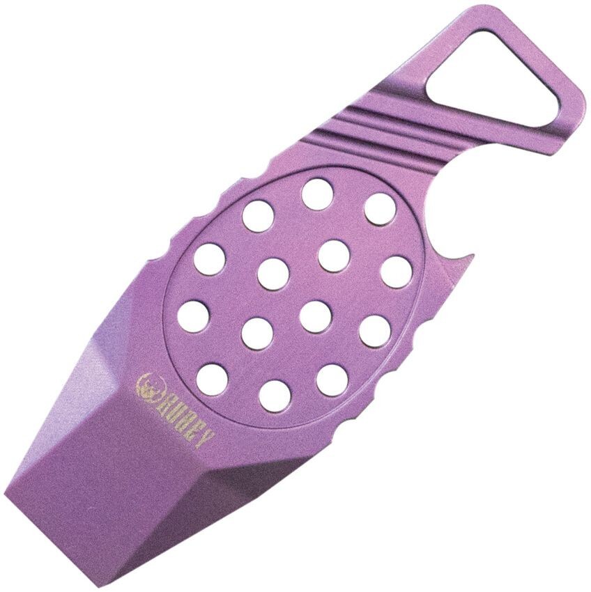 Kubey Pink Titanium Multi Tool With Bottle Opener Pry Bar Loop For Lanyards