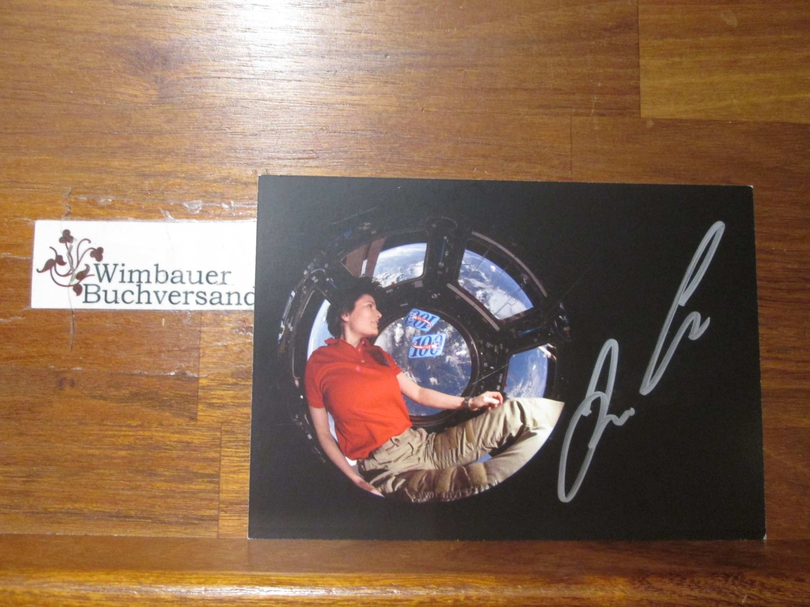 Original Autograph Samantha Cristoforetti ESA Astronaut /// Autograph Autograph