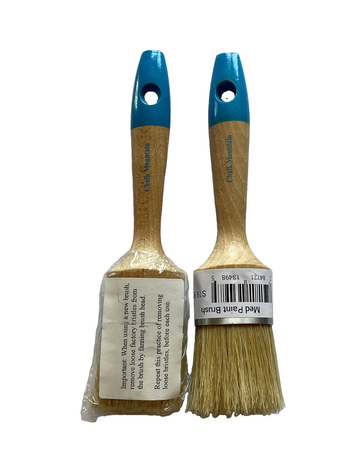 2- Med Chalk Mountain Paint/chalk Brushes