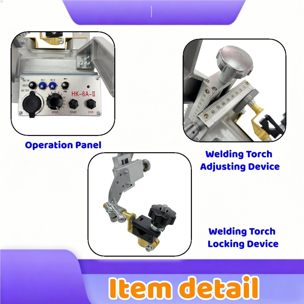 Automatic Welding Trolley 110V Flat Plane Angle Welding Machine for Steel Ship
