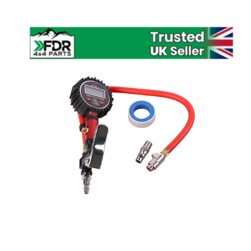 Terrafirma Tyre Inflator Digital Pressure Gauge Air Locker Land Rover ARB TF2941