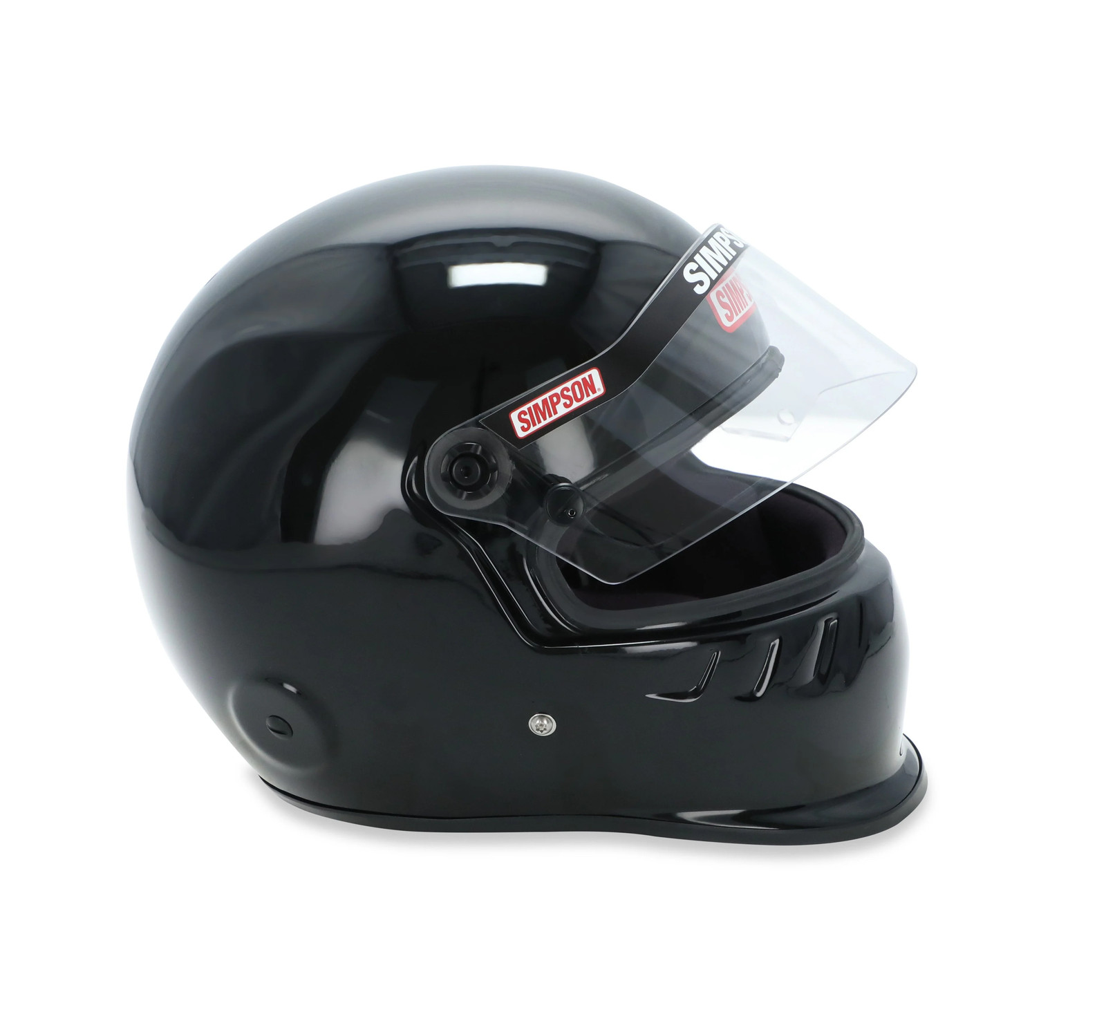 Simpson Racing 7950012 SD1 Dirt Track Helmet - Snell SA2020 - Black - Adult SML