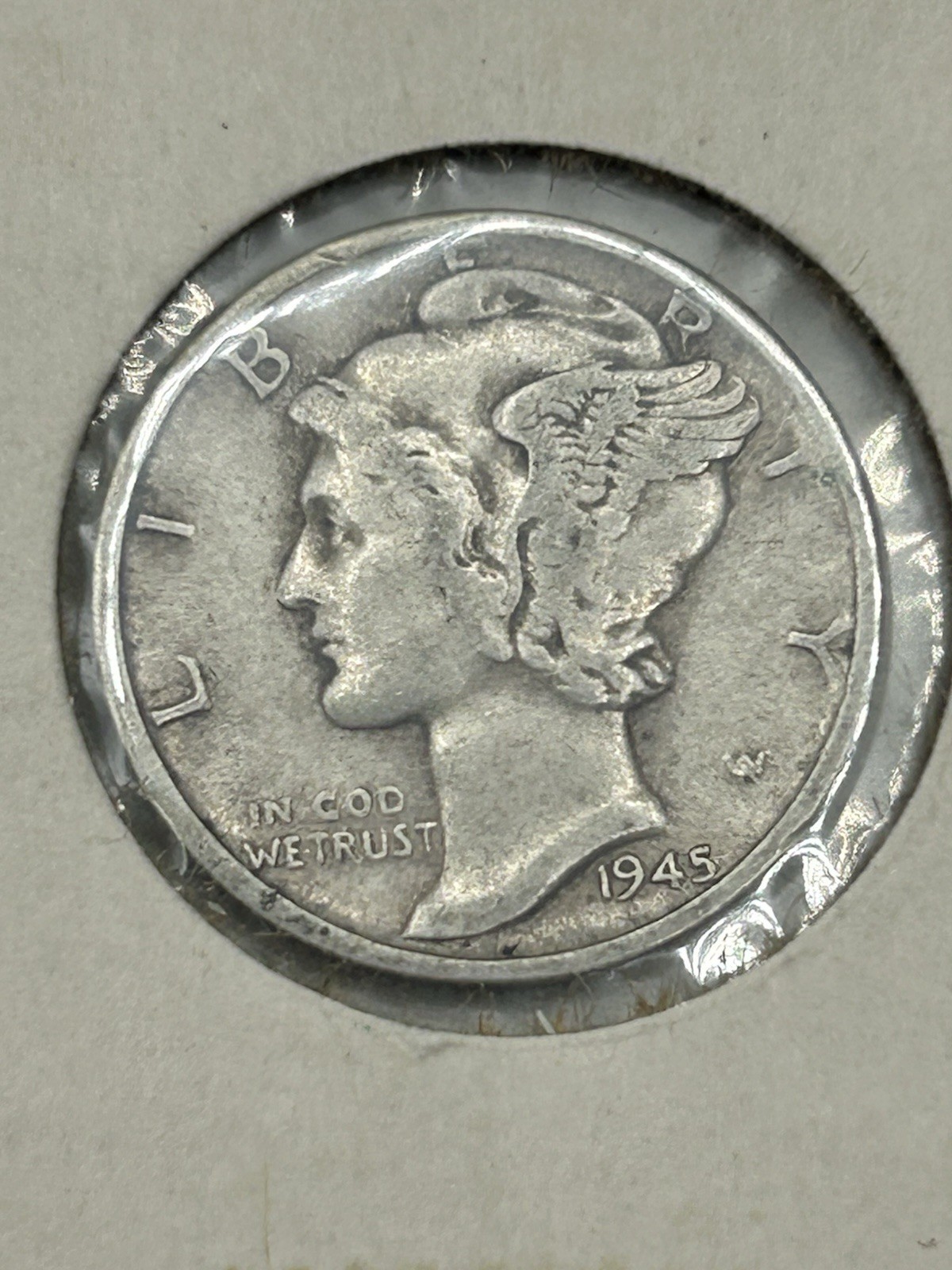1945 Mercury Dime 10C Philadelphia Business Strike 90% Silver KM#140