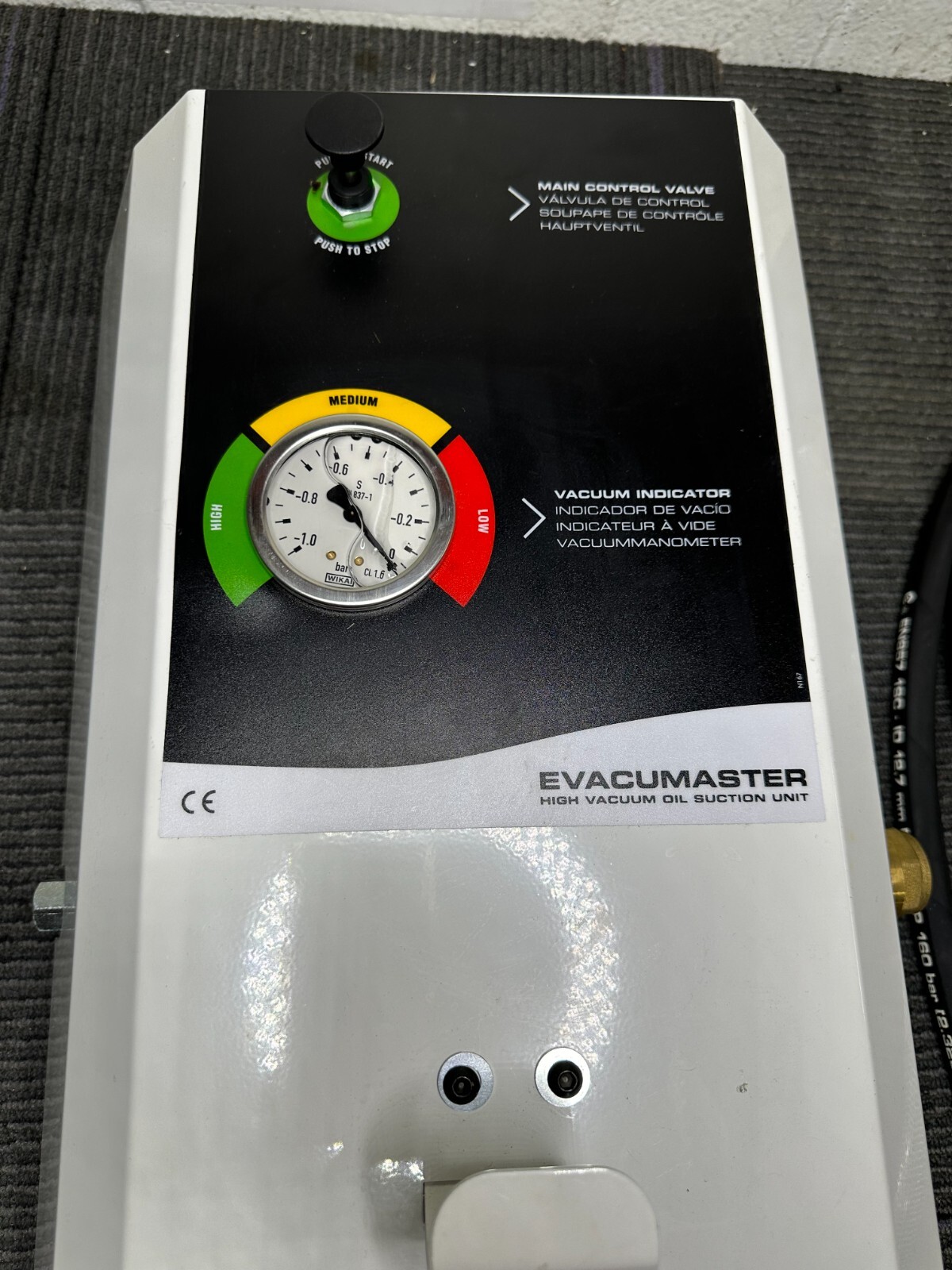 Samson Evacumaster Wall Mounted Oil Disposal Unit