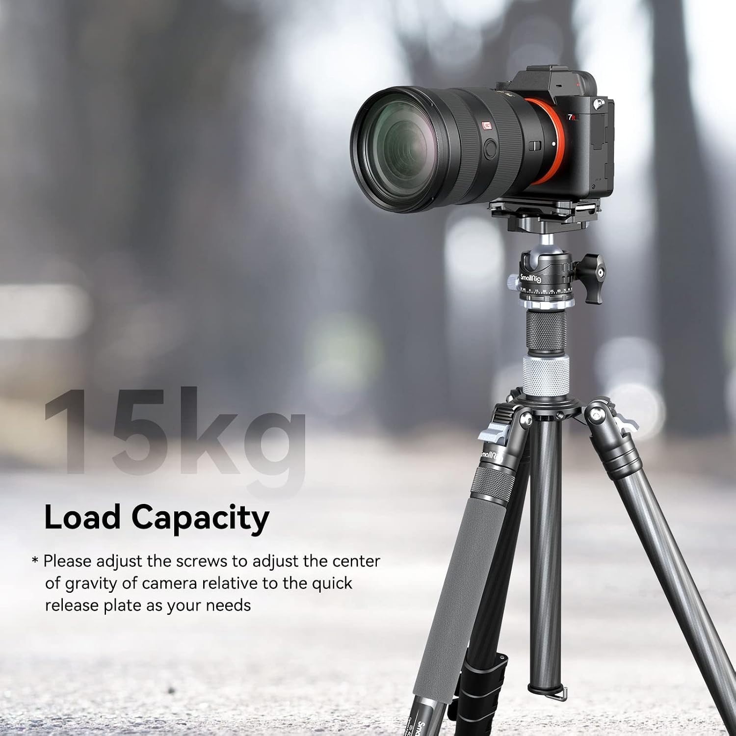 Lightweight Camera Quadruped Support Plate - 44.1lb Load
